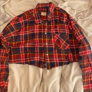 URBAN RENEWAL CROPPED FLANNEL